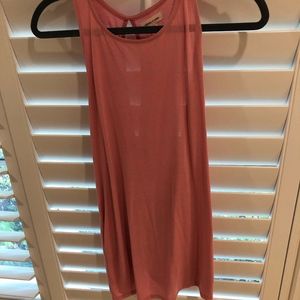 Anthropology Cotton Cross Back Tank